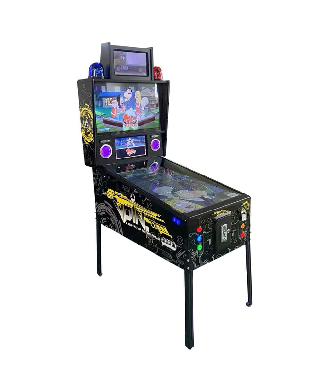 ABVIDEOARCADES 120hz  Virtual Pinball New Pinup Popper system 1330 pinball games + 1000 jukebox song.