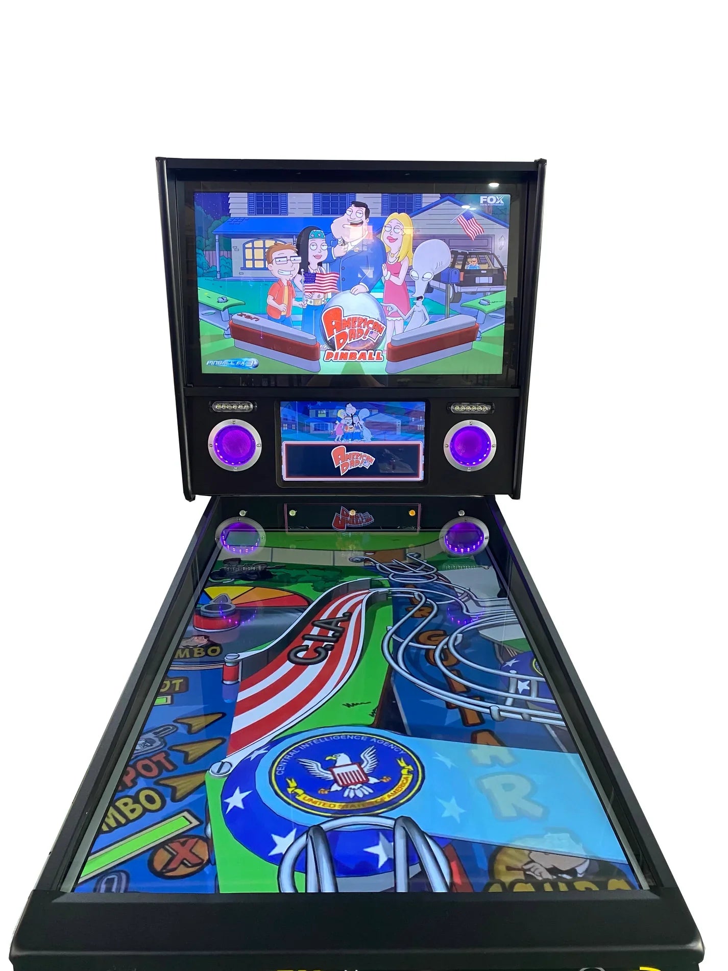 ABVIDEOARCADES Virtual Pinball New Pinup Popper system 1330 pinball games + 1000 jukebox song.