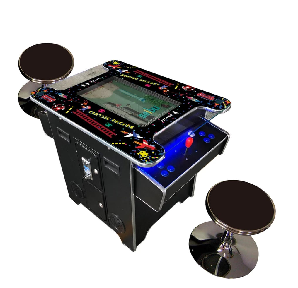 Creative Arcades Full Size Stand-Up Commercial Grade Racing Arcade Machine  | 177 Racing Games | 32 LCD Screen | Steering Wheel | Pedals | 3 Year