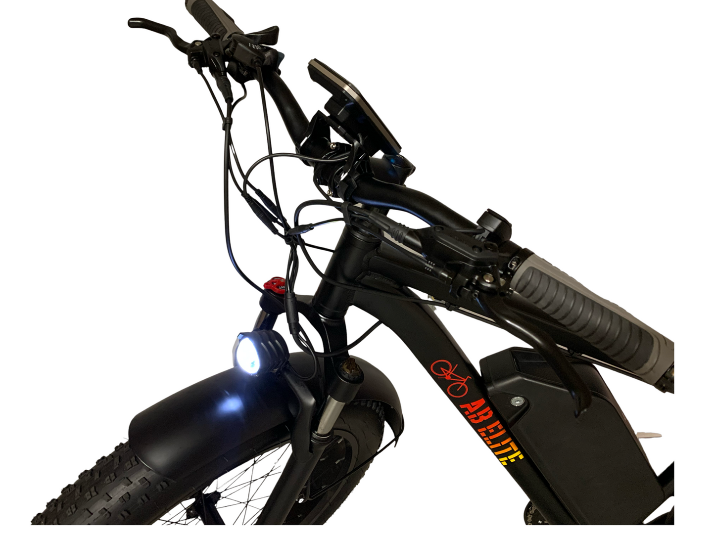 26" TRUE 1000W Electric E Bike Fat Tire Snow Mountain Bicycle Li-Battery