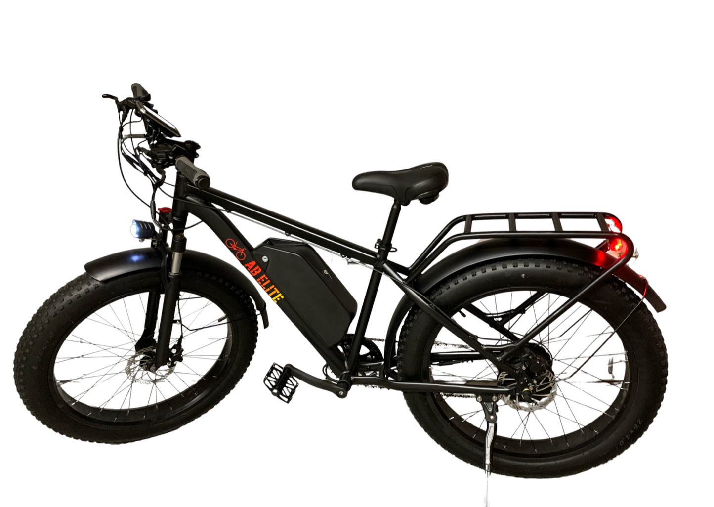 26" TRUE 1000W Electric E Bike Fat Tire Snow Mountain Bicycle Li-Battery