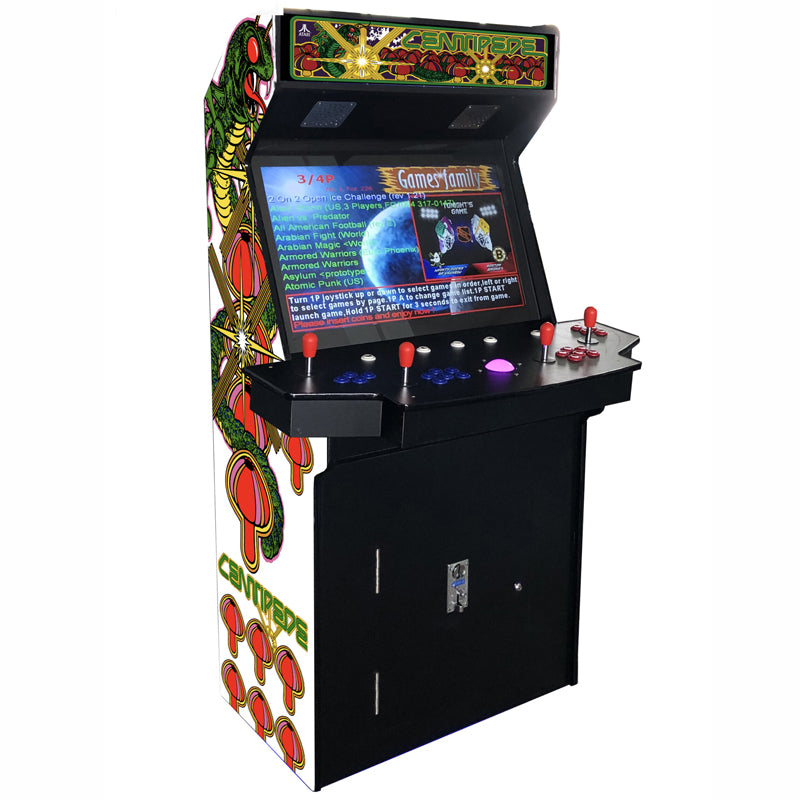 4 player stand up machine trackball arcade 3505 games