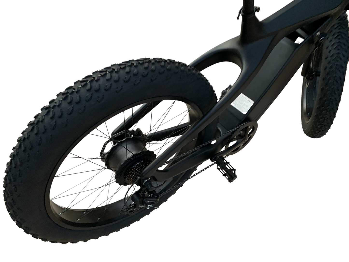 Carbon eBike from AB Elite - Rear wheel and hydraulics image