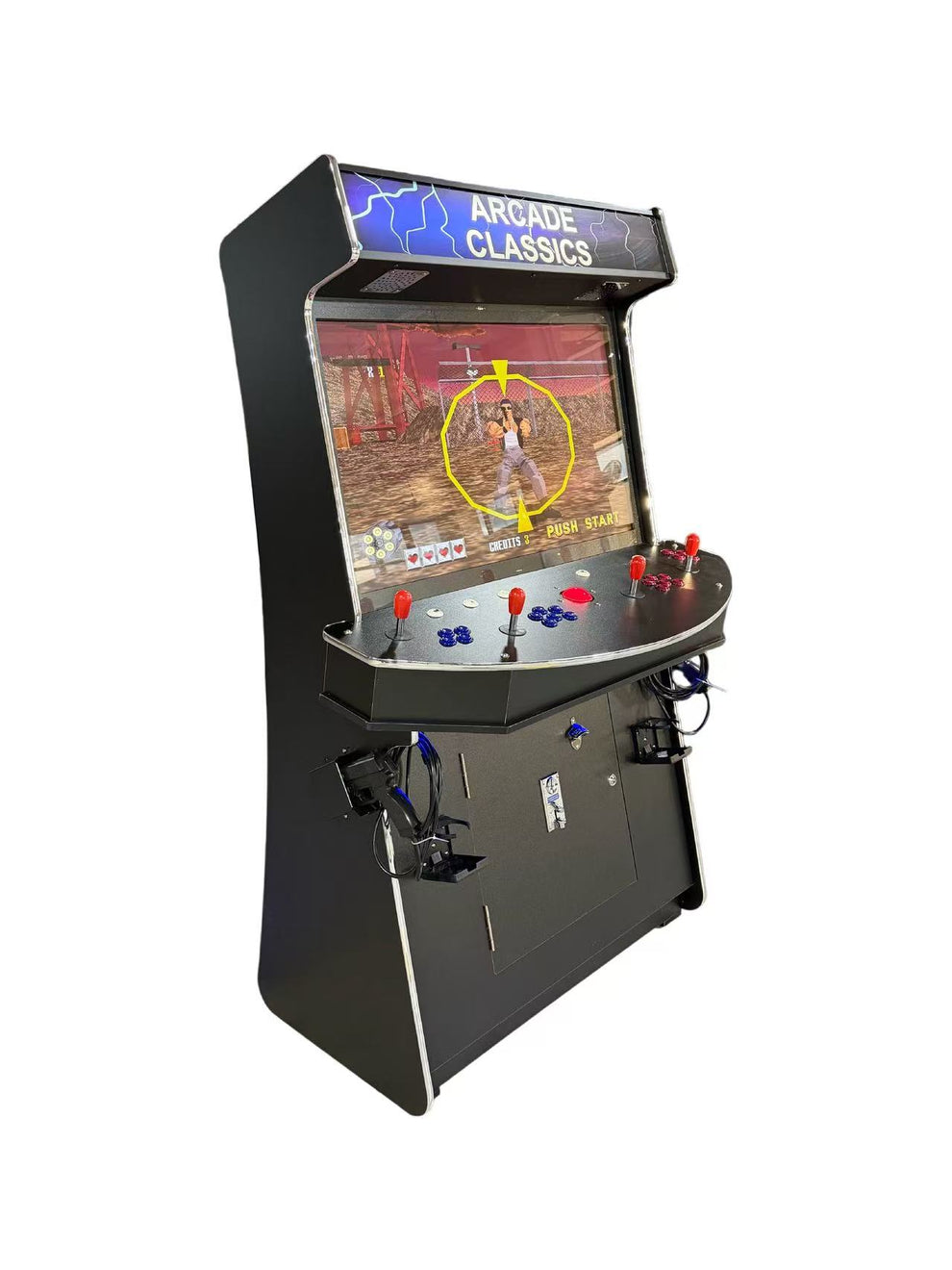 4 Player Standup 43 inch Screen with 2 shooting guns Arcade Machine 46 ...