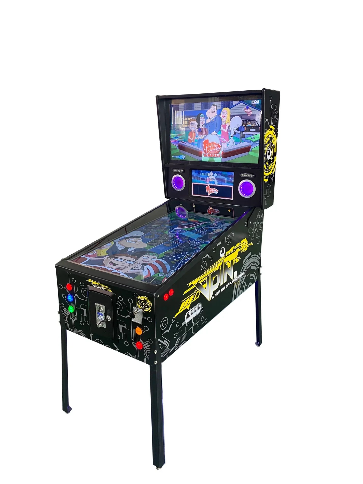 ABVIDEOARCADES Virtual Pinball New Pinup Popper system 1330 pinball ga