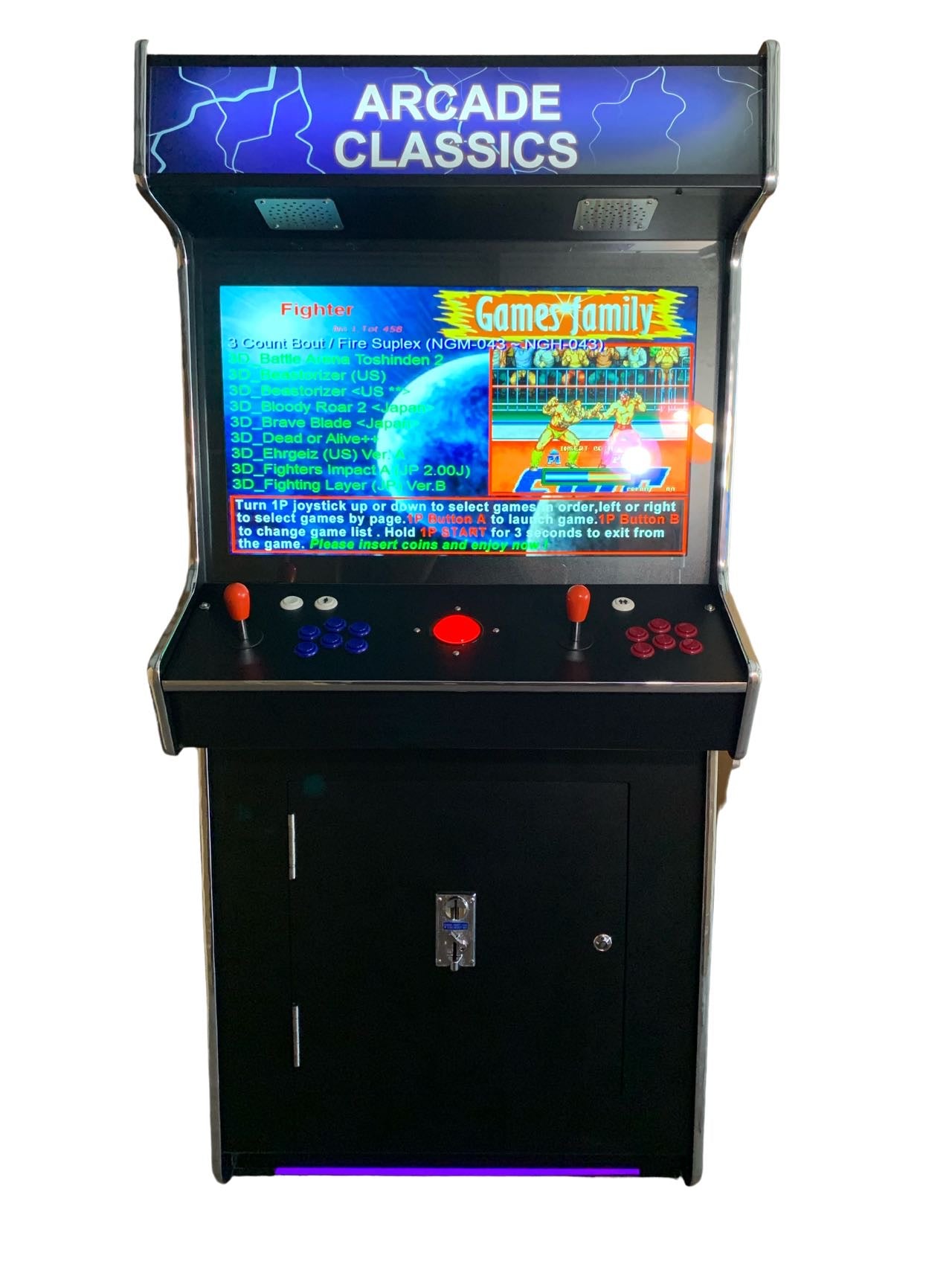 CTL 2-Player Customizable Home Arcade Cabinet