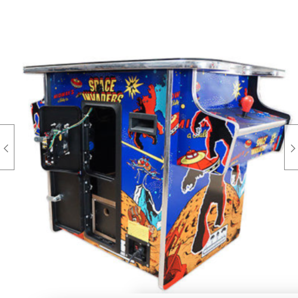 cocktail table machine trackball arcade 412 games (side))