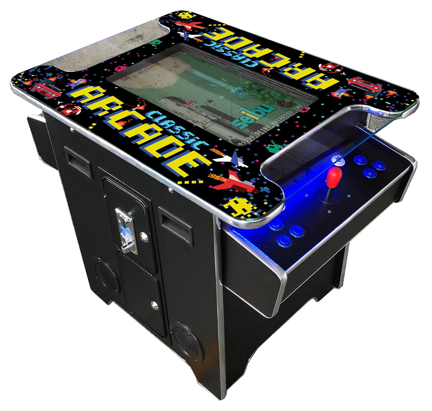 Commercial Grade 60 games in 1 Arcade Commercial Cocktail Table Machine Retro Multi-cade LED