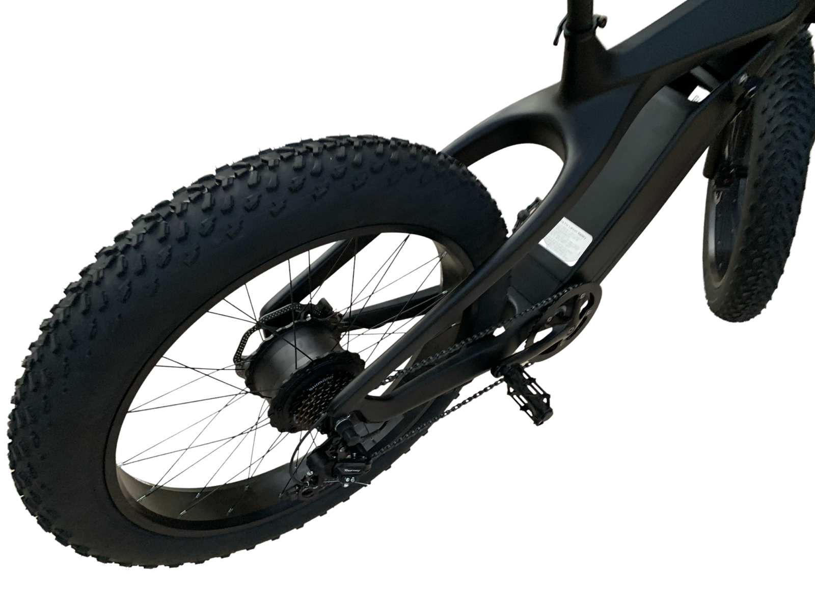Carbon eBike from AB Elite - Rear wheel and hydraulics image