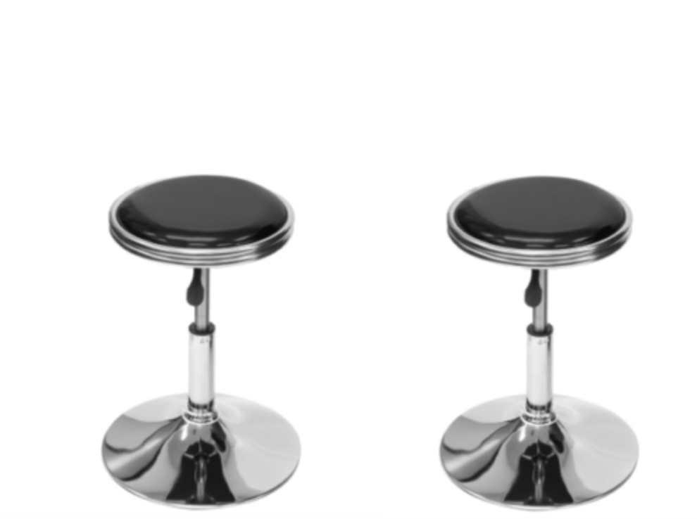 abvideoarcades cocktail arcade machine cabinet Retro Set of 2 Swivel Bar Stools